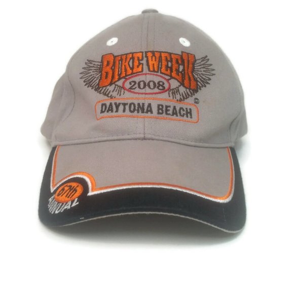 Bike Week 67th Annual 2008 Daytona Beach Florida Trucker Hat Biker Baseball Cap - Picture 5 of 8
